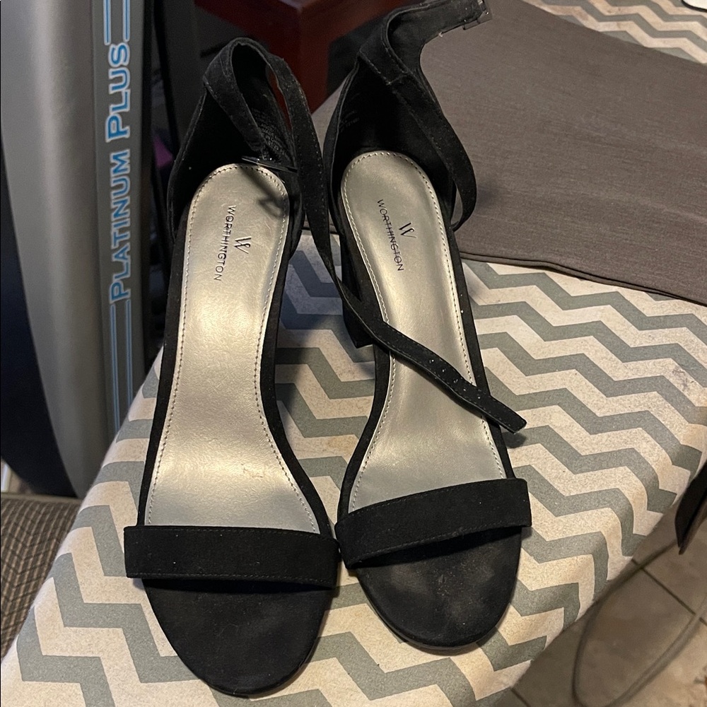 Vince Camuto Black Suede Heels